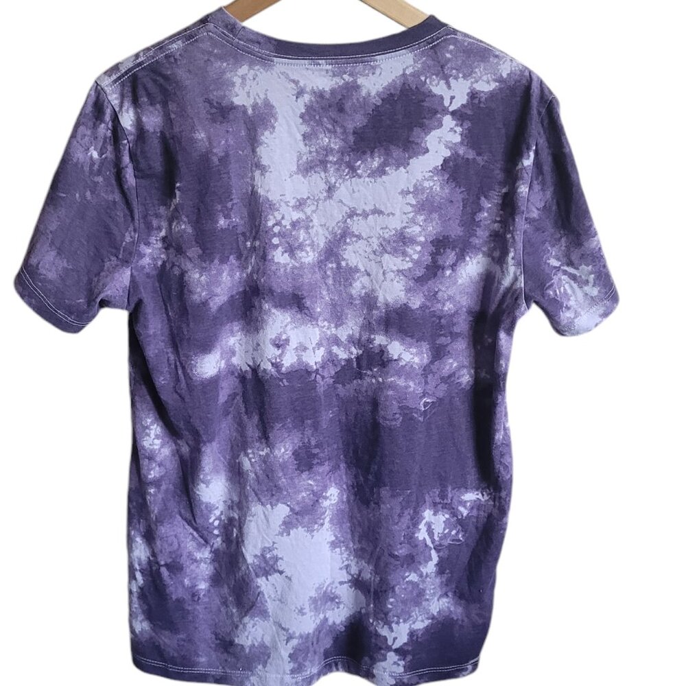 Purple Tie Dye Goosebumps Tee Shirt Size Med. UNISEX - Picture 2 of 8